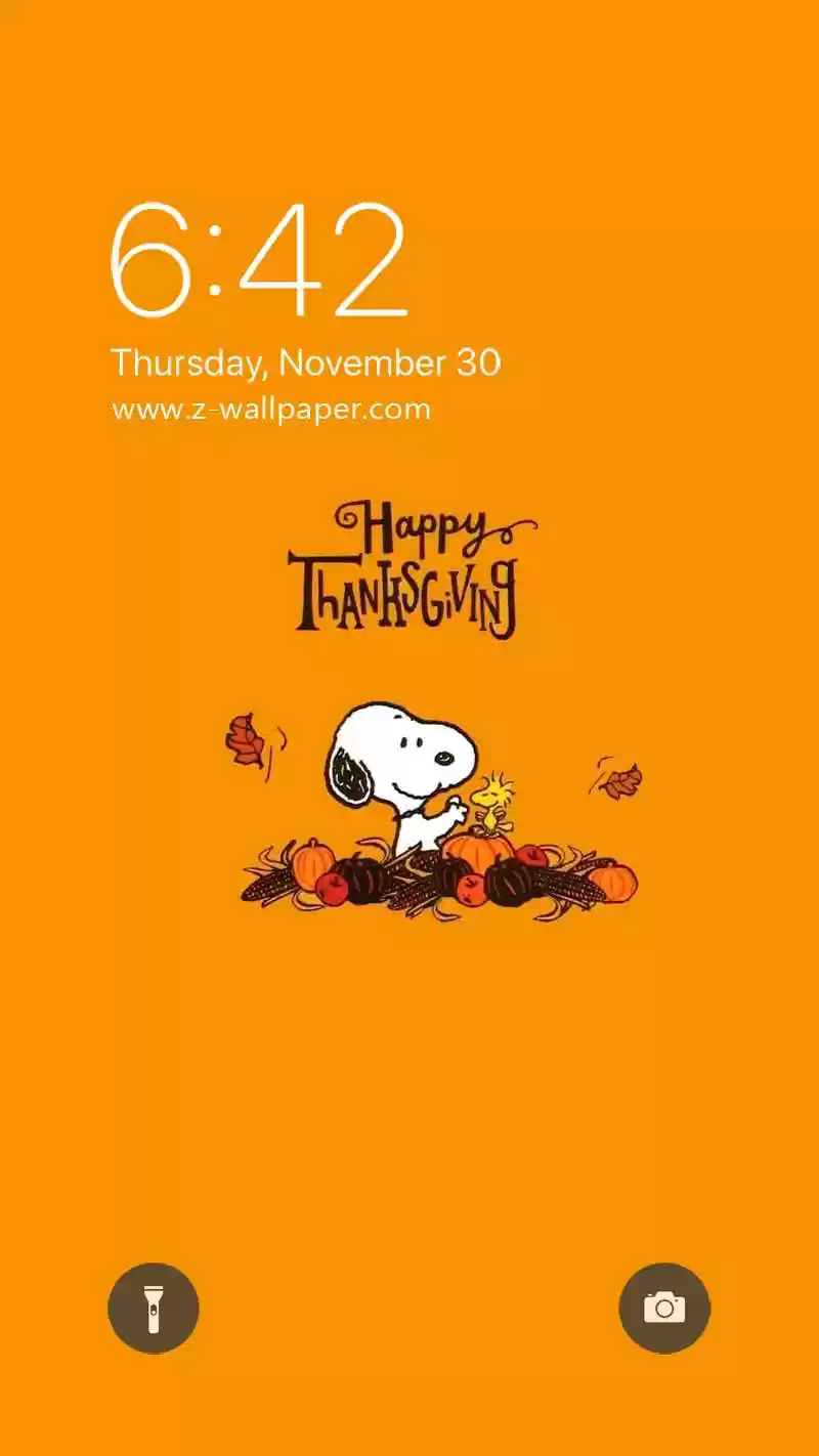 Thanksgiving Iphone Wallpaper Snoopy